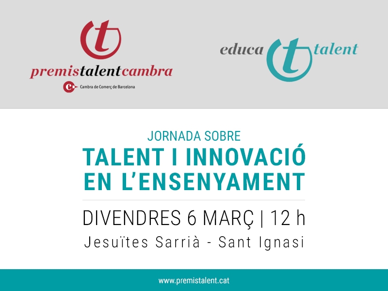 Jornada sobre el talent i la innovaci en l'ensenyament