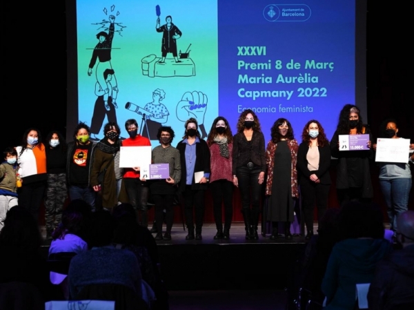 El XXXVI Premi 8 de mar Maria Aurlia Capmany reconeix el projecte deconomia solidria, afro feminista i antiracista de Malungaje